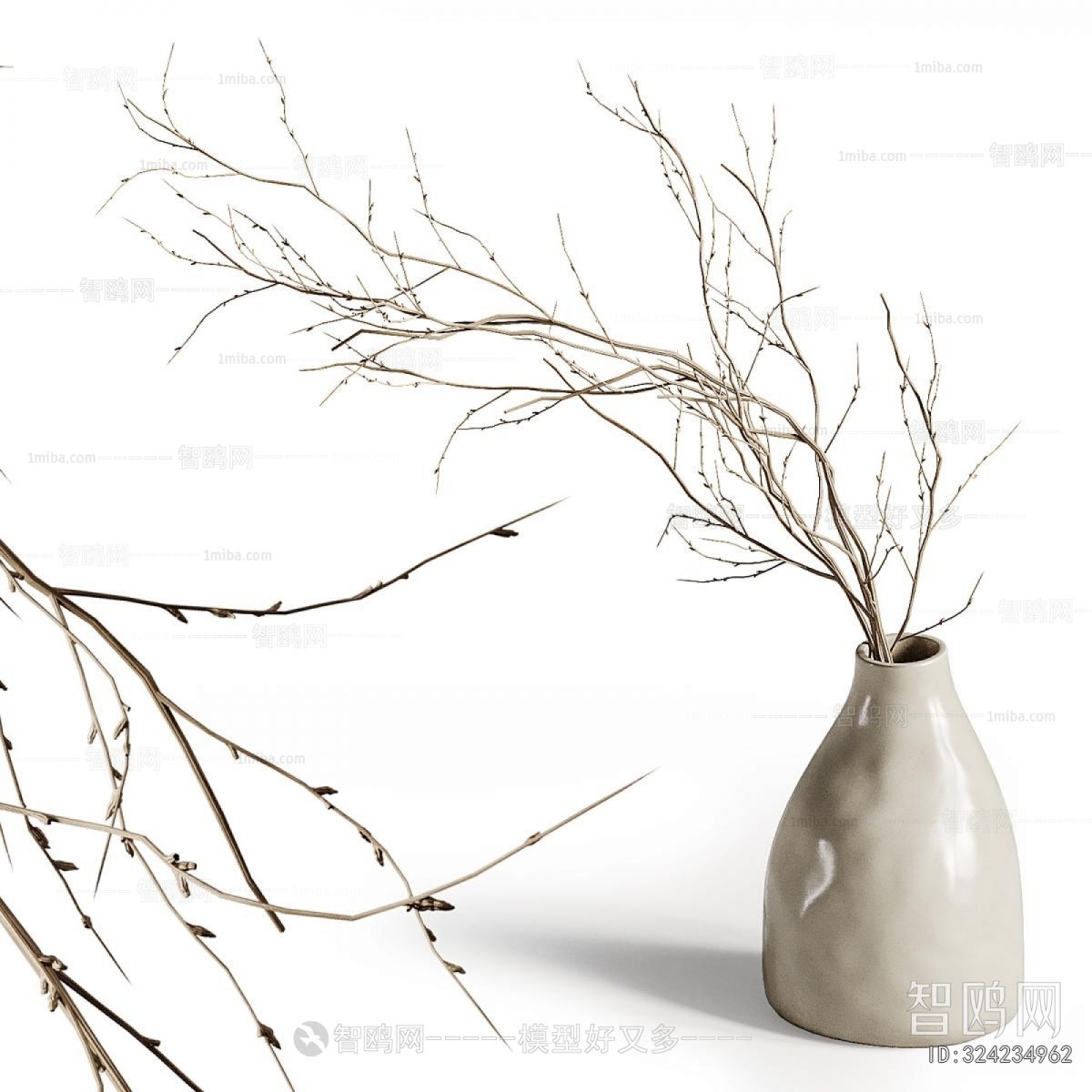 Modern Dried Branch