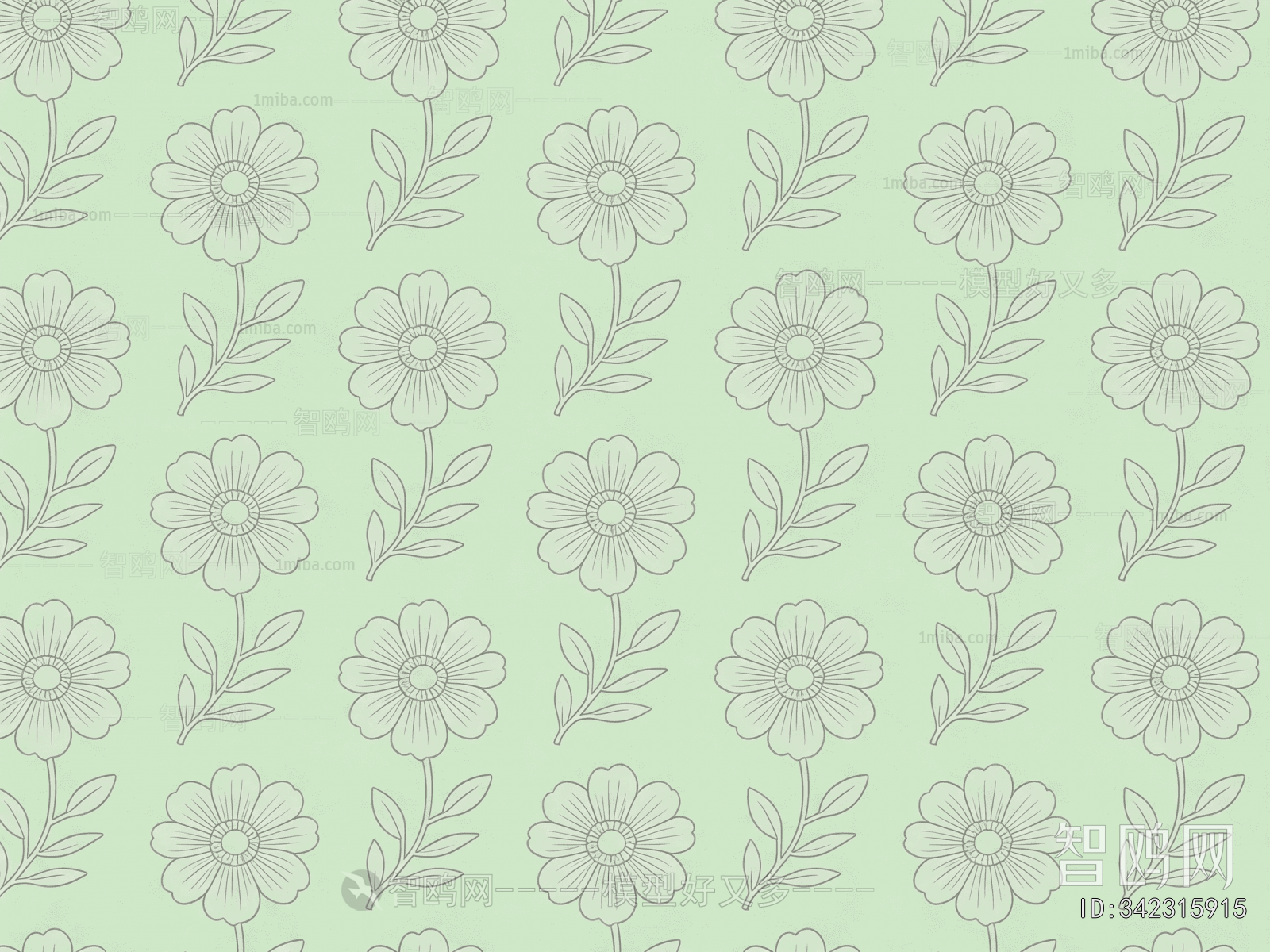 Animal And Plant Pattern Wallpaper