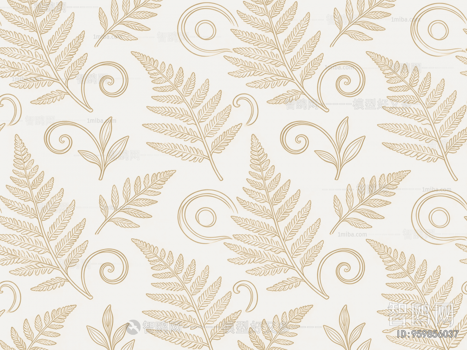 Animal And Plant Pattern Wallpaper