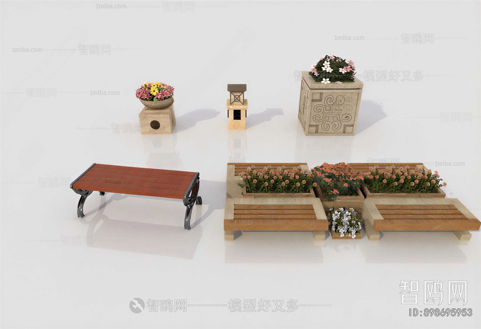 Modern Flower Bed, Flower Bowl, Flower Box