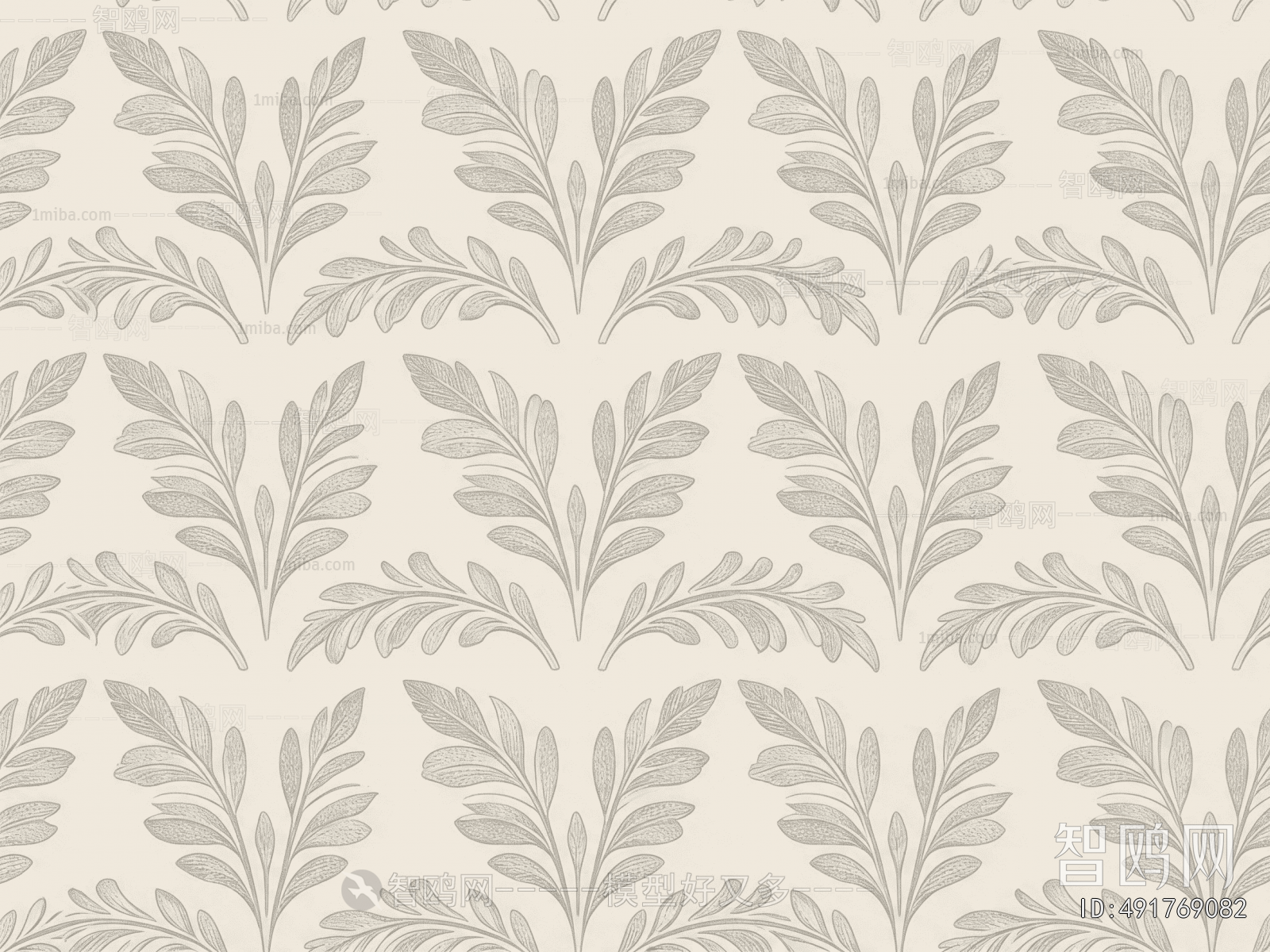 Animal And Plant Pattern Wallpaper