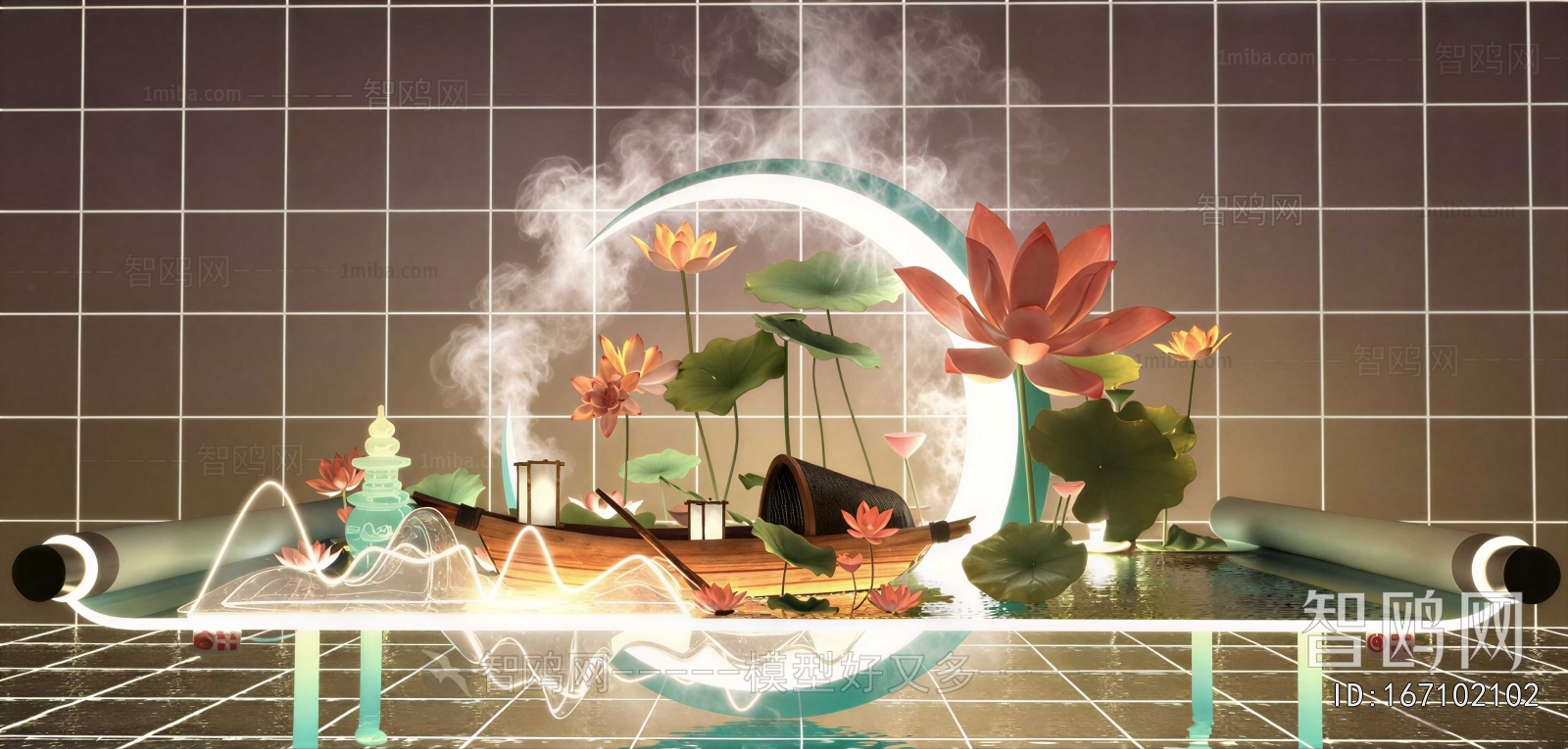 New Chinese Style Plant Landscaping