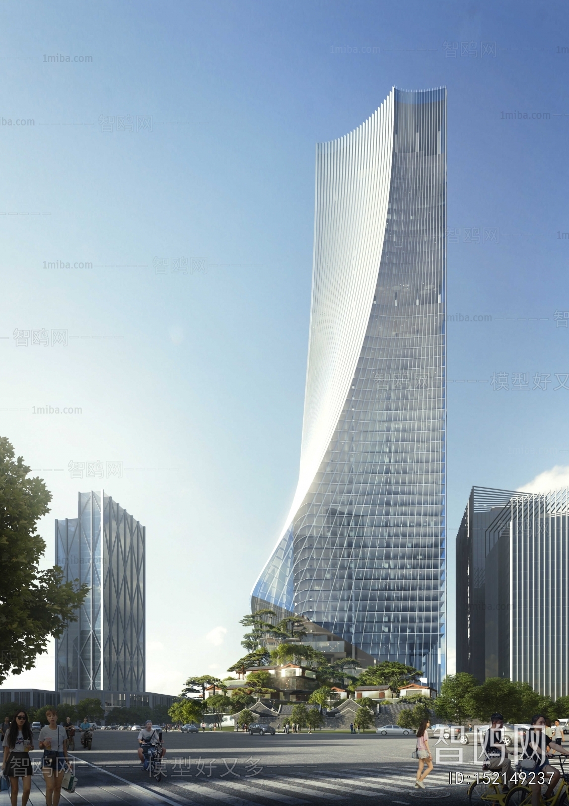 Modern Appearance Of Commercial Building