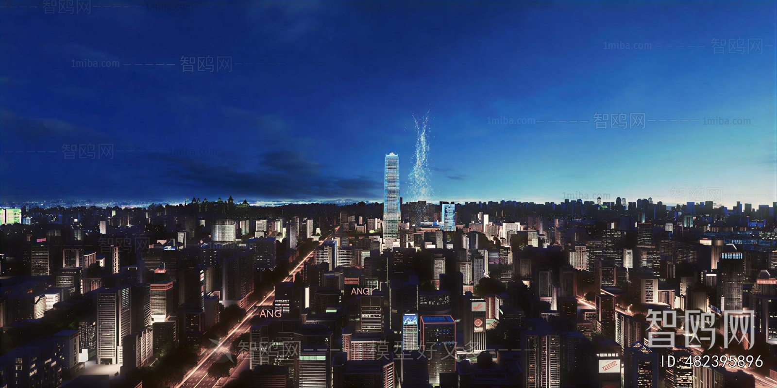 Modern Architectural Bird's-eye View Planning