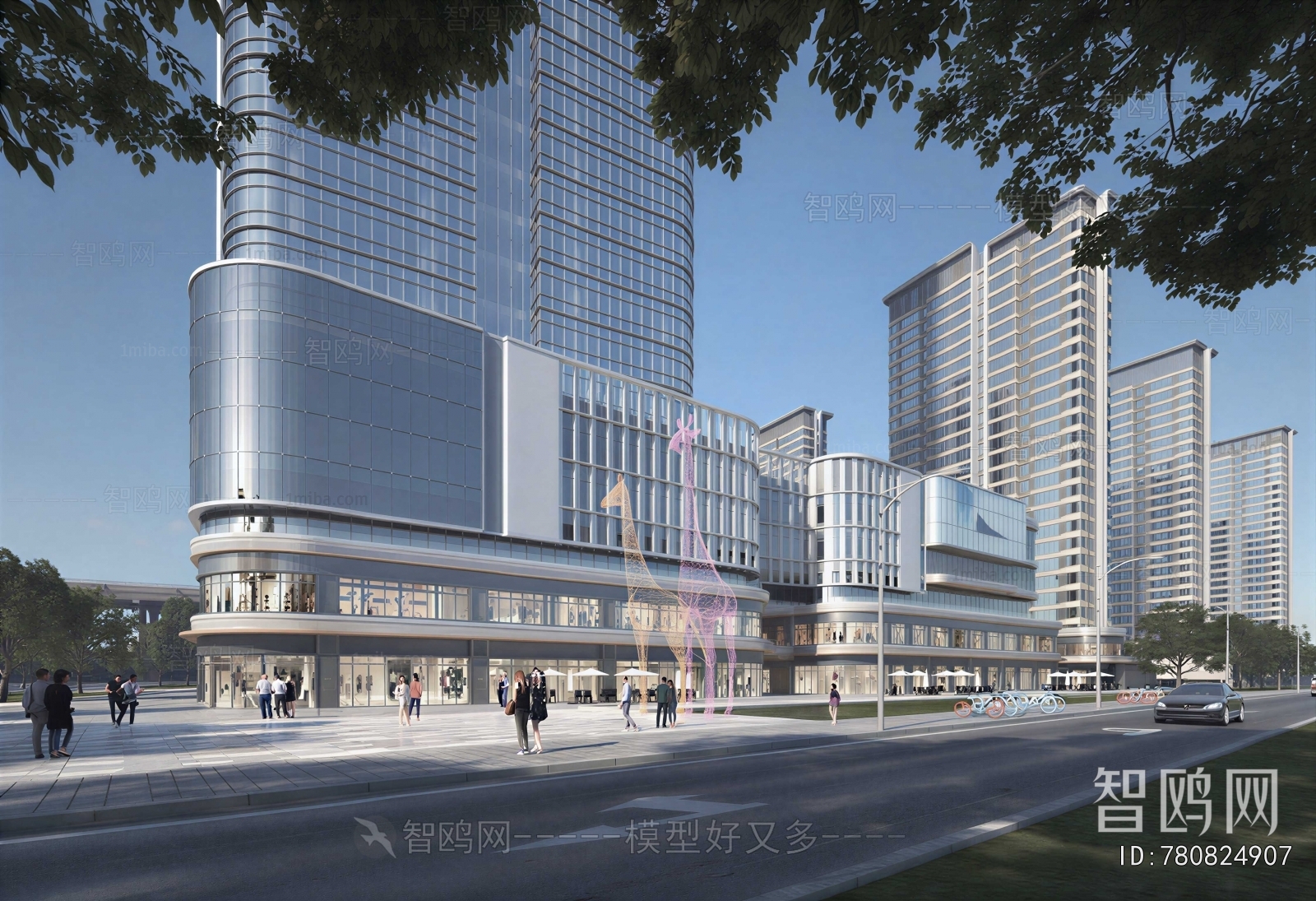 Modern Appearance Of Commercial Building