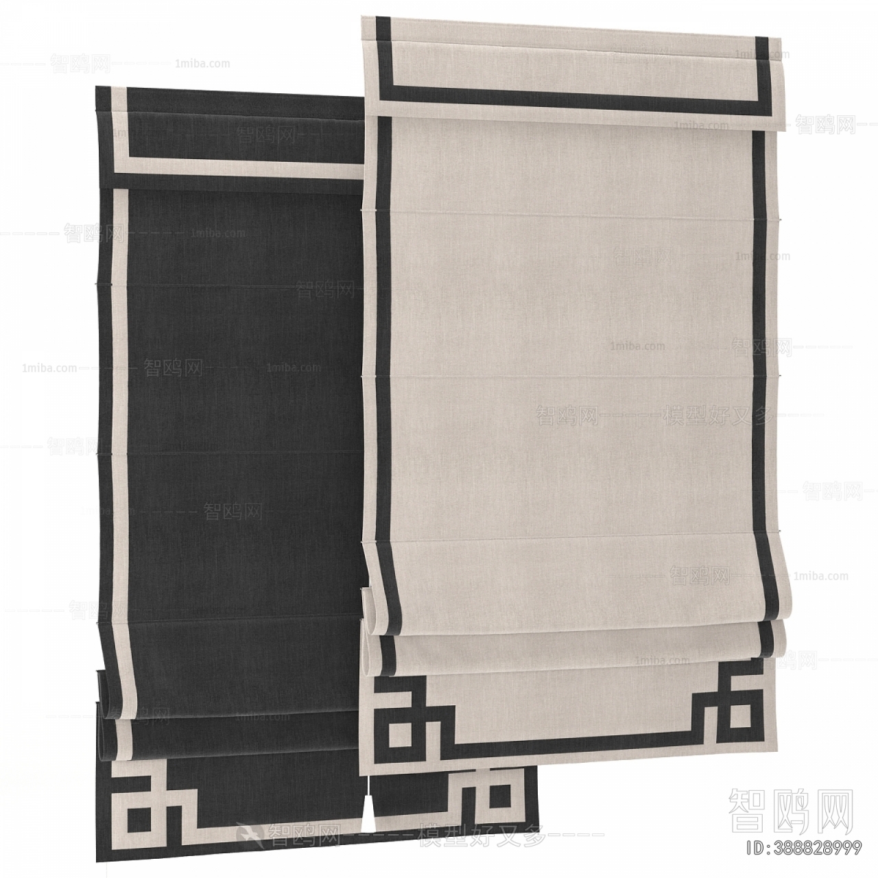 Modern Roman Curtain