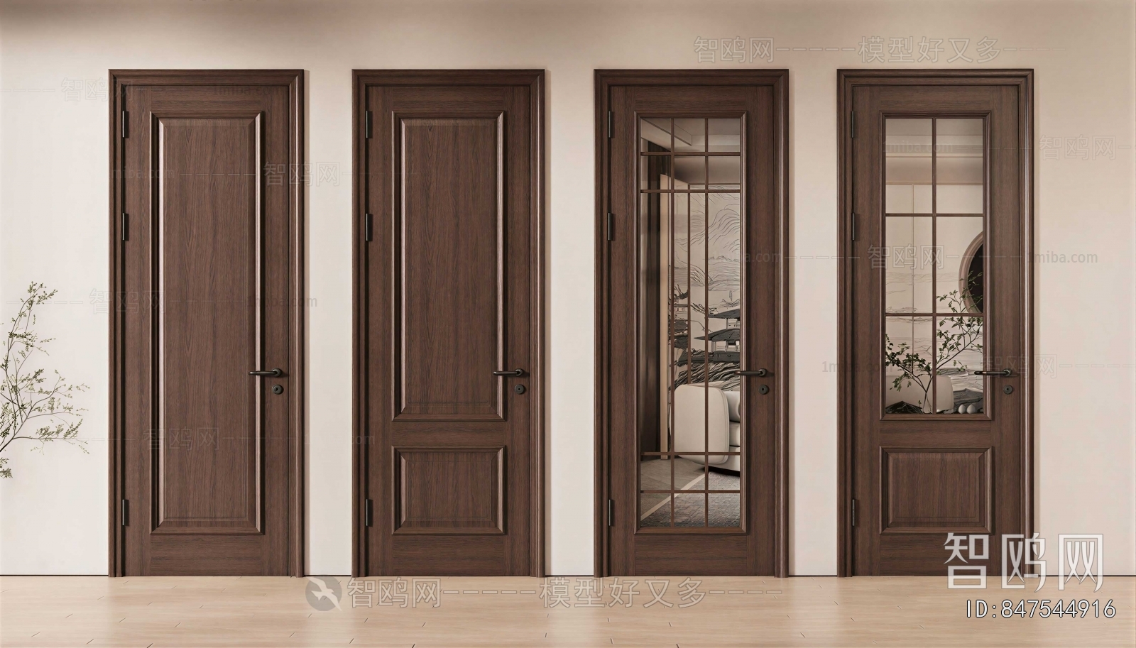 Modern Single Door
