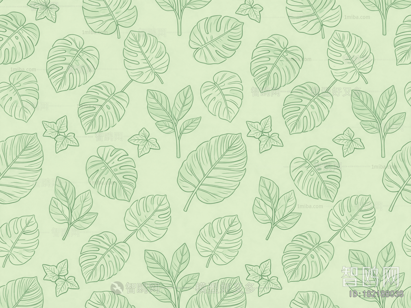 Animal And Plant Pattern Wallpaper