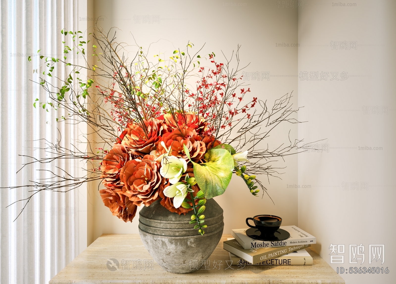 Modern Flower Arrangement