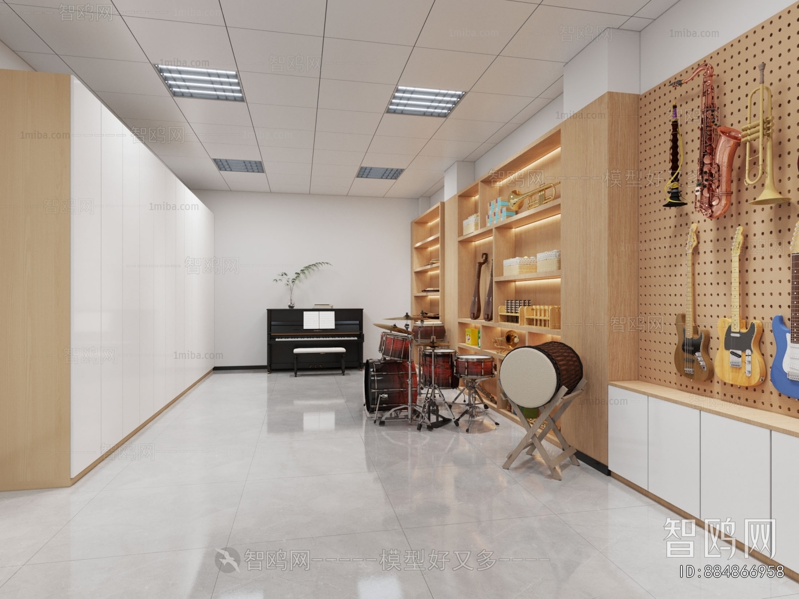 Modern Music Room