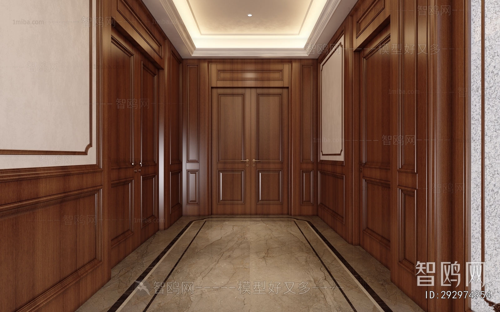 American Style Office Aisle