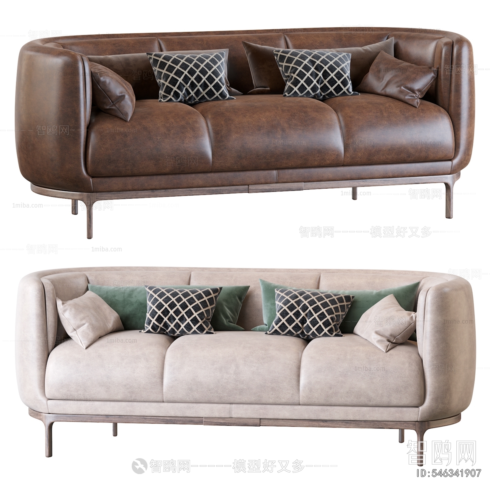 Modern Three-seat Sofa