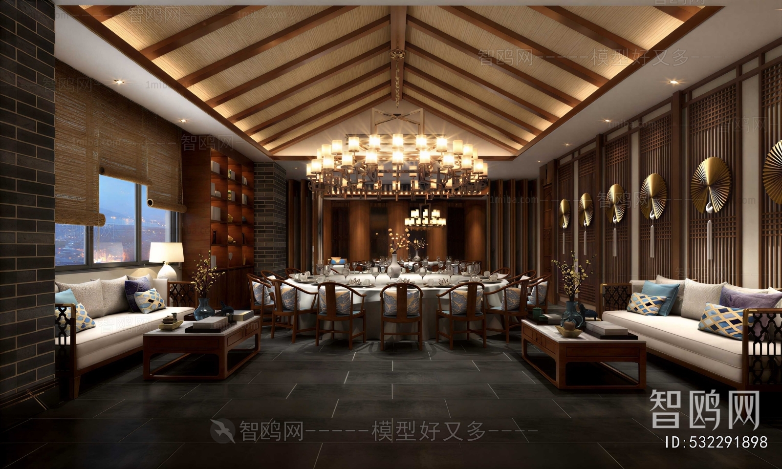 New Chinese Style Restaurant Box
