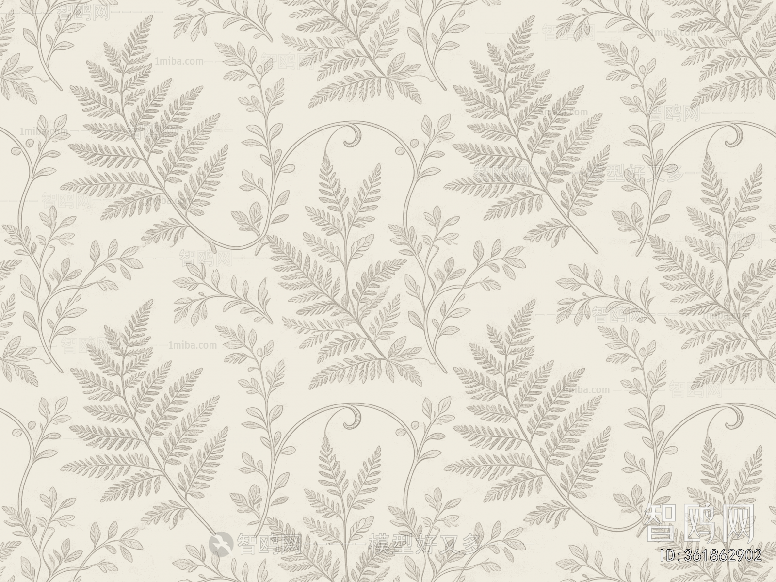 Animal And Plant Pattern Wallpaper