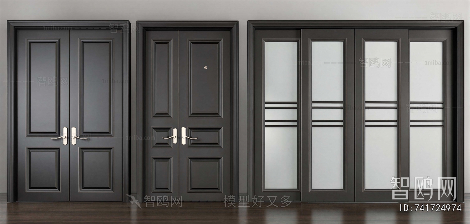 Modern Double Door