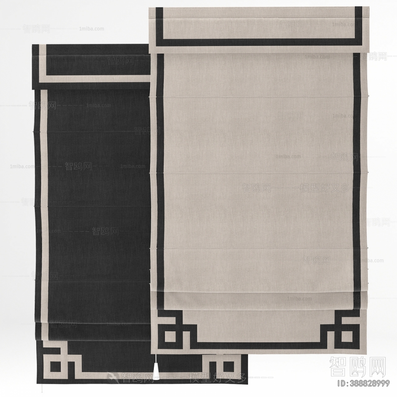 Modern Roman Curtain