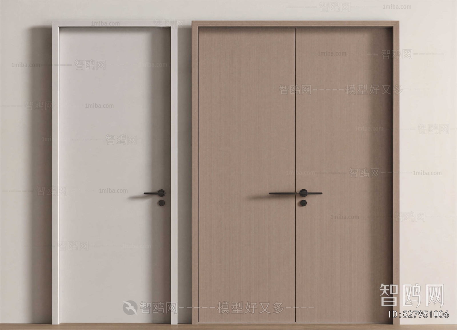 Modern Single Door