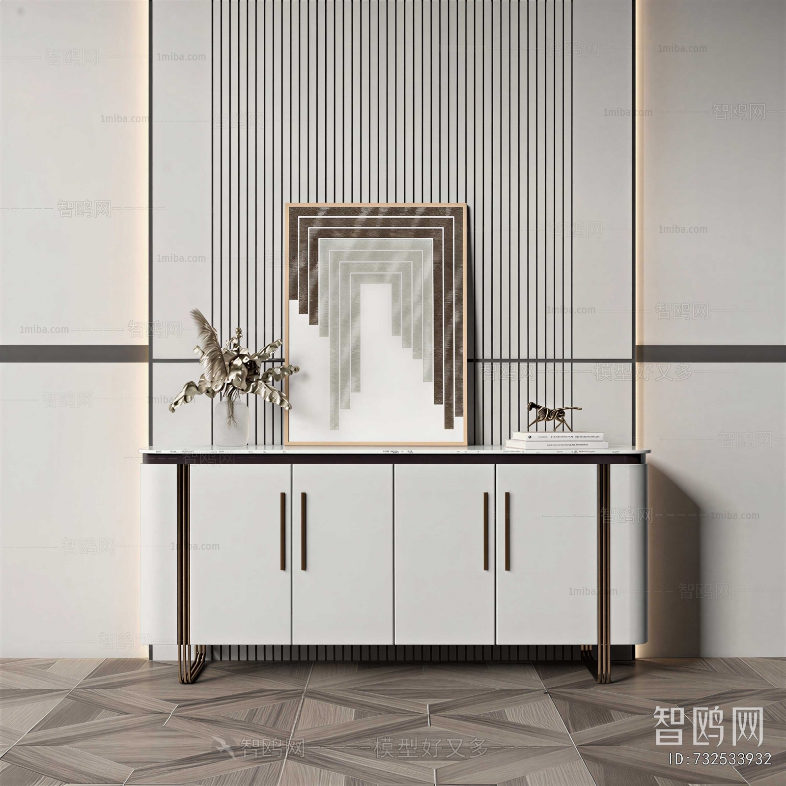 Modern Entrance Cabinet