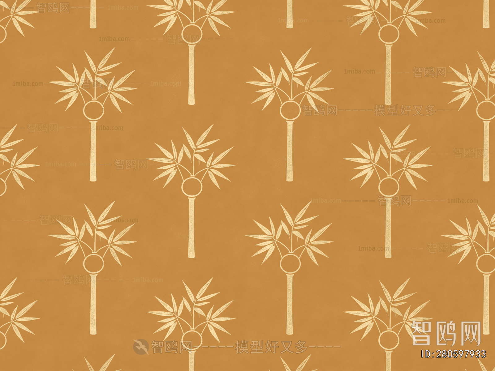 Animal And Plant Pattern Wallpaper