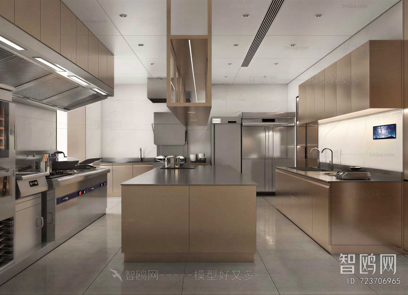 Modern Central Kitchen
