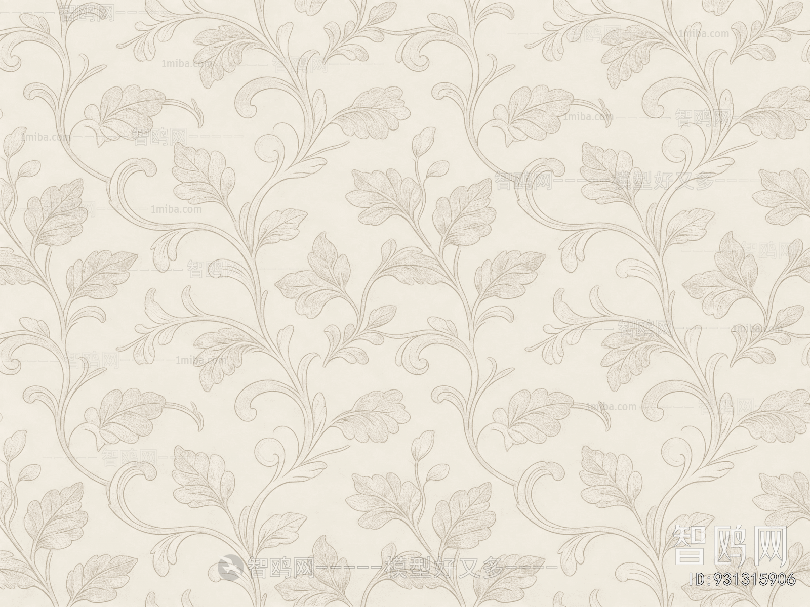 Animal And Plant Pattern Wallpaper