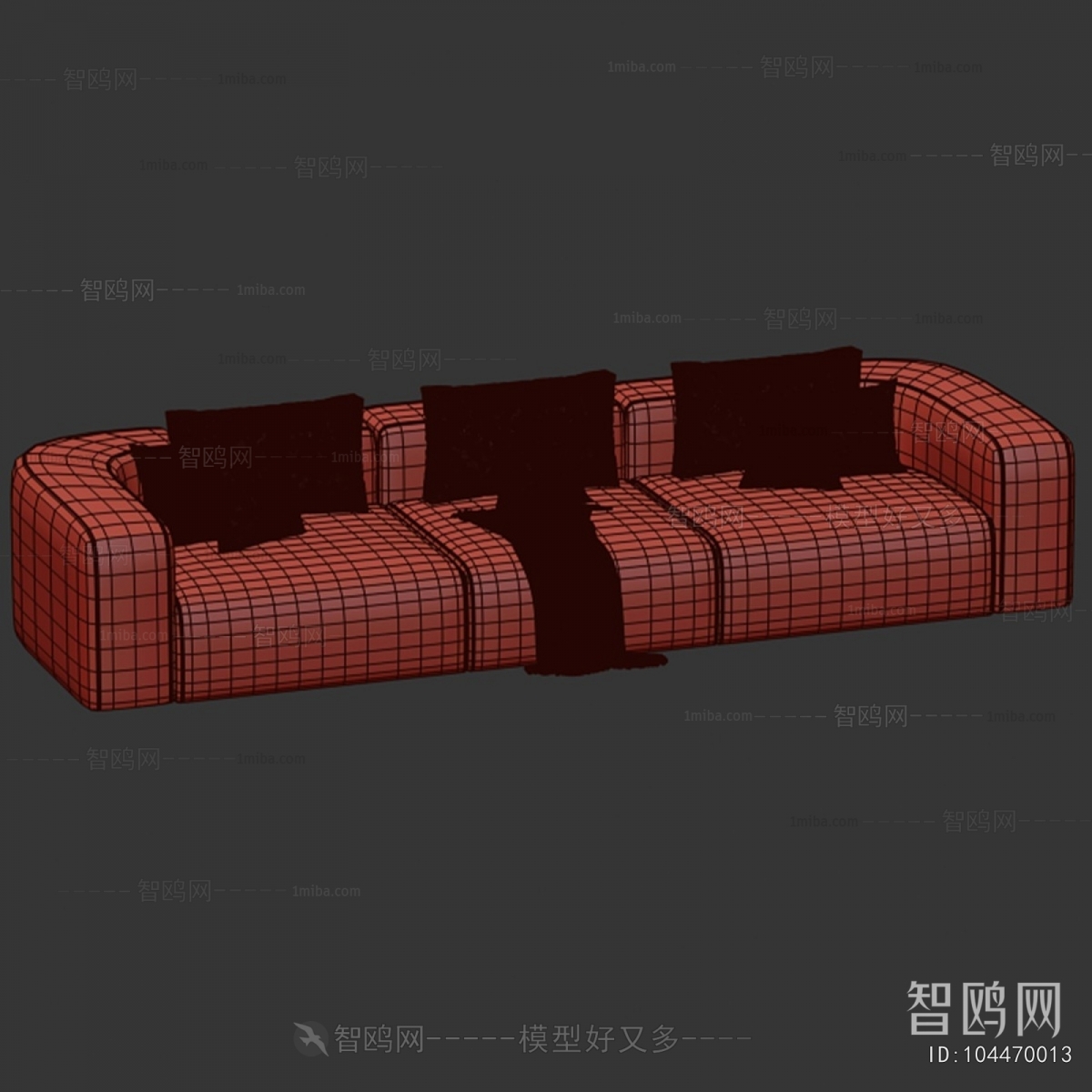 Modern Three-seat Sofa