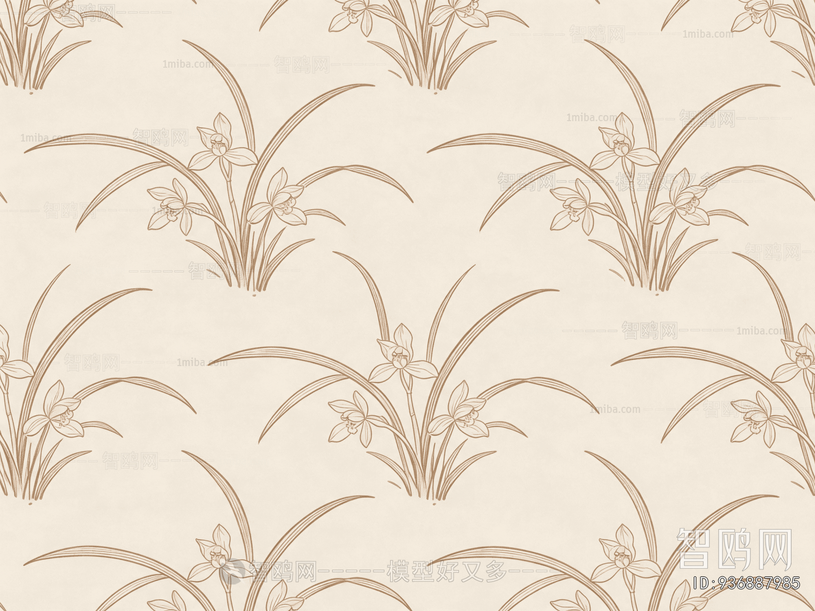 Animal And Plant Pattern Wallpaper