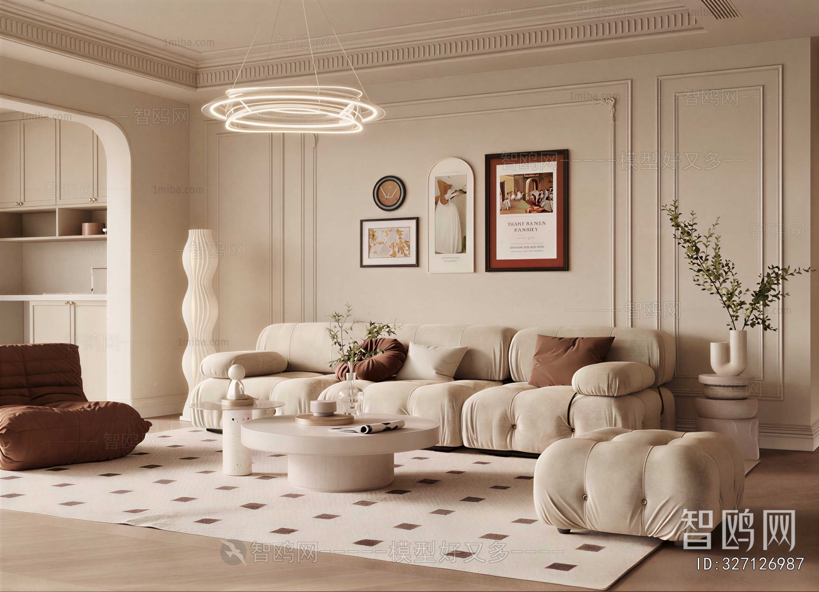 French Style A Living Room