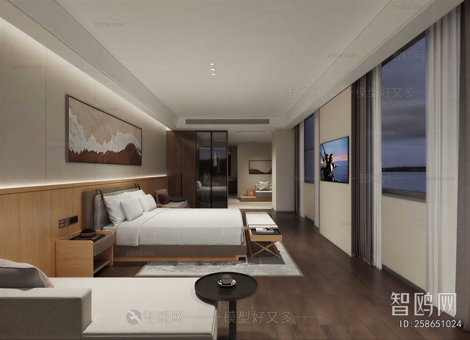 Modern Guest Room