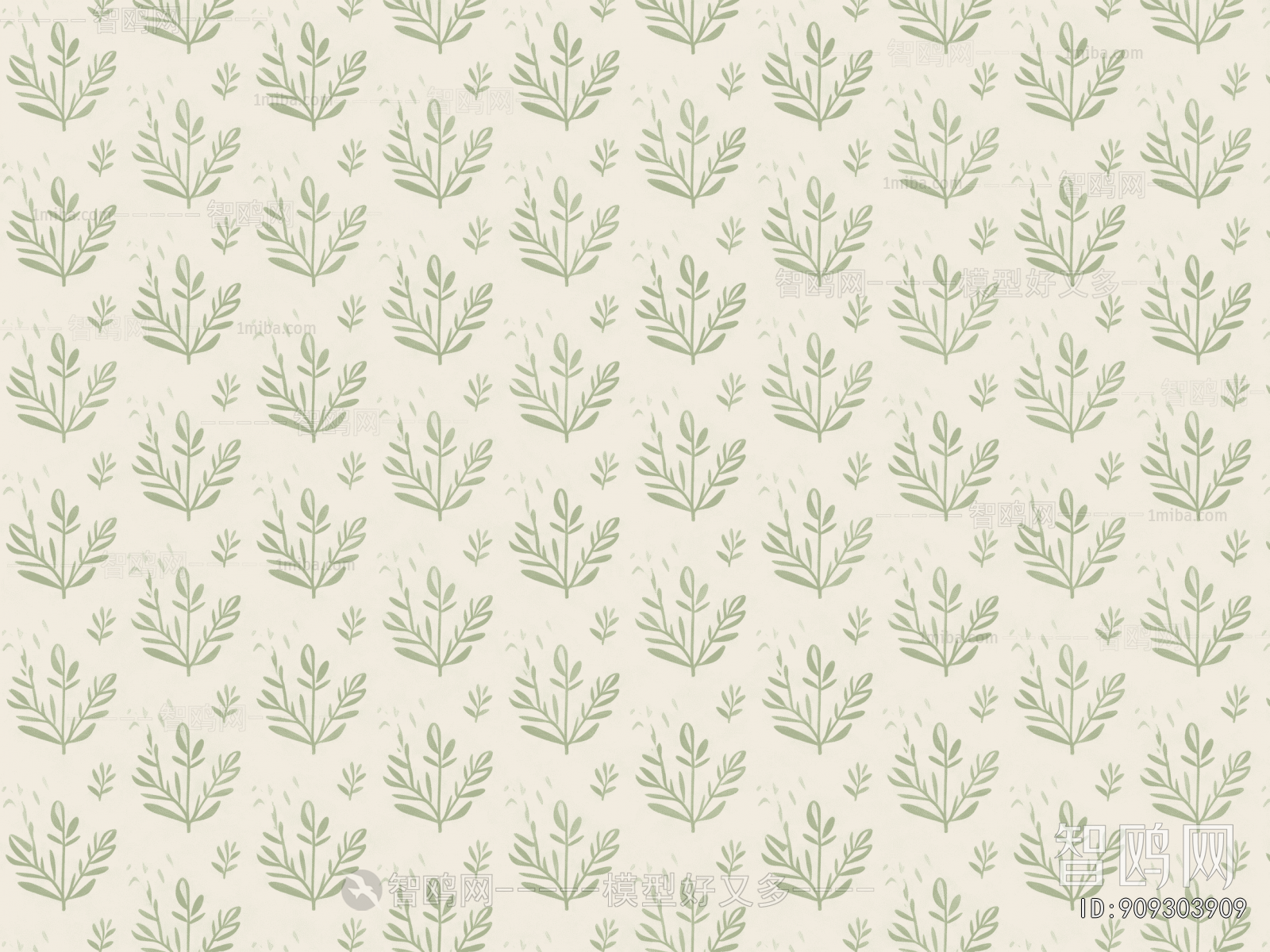 Animal And Plant Pattern Wallpaper
