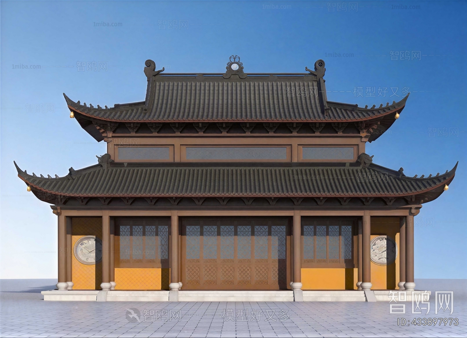 Chinese Style Ancient Architectural Buildings