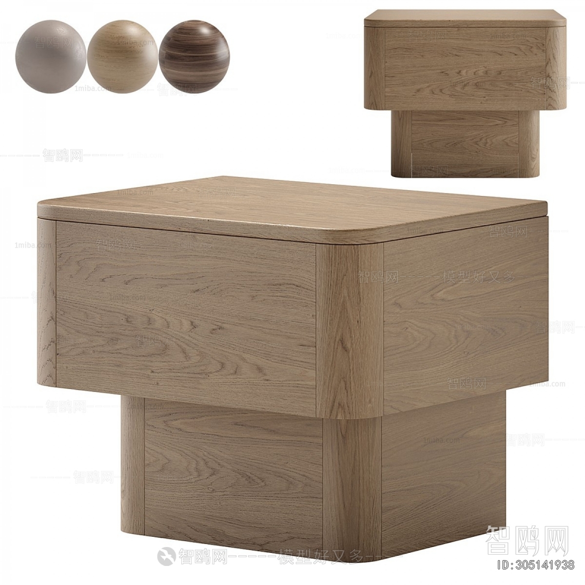 Modern Bedside Cupboard