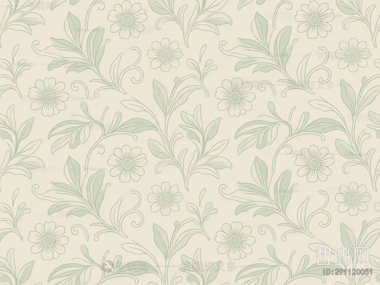Animal And Plant Pattern Wallpaper