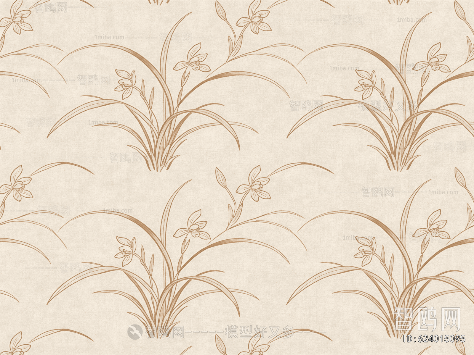 Animal And Plant Pattern Wallpaper