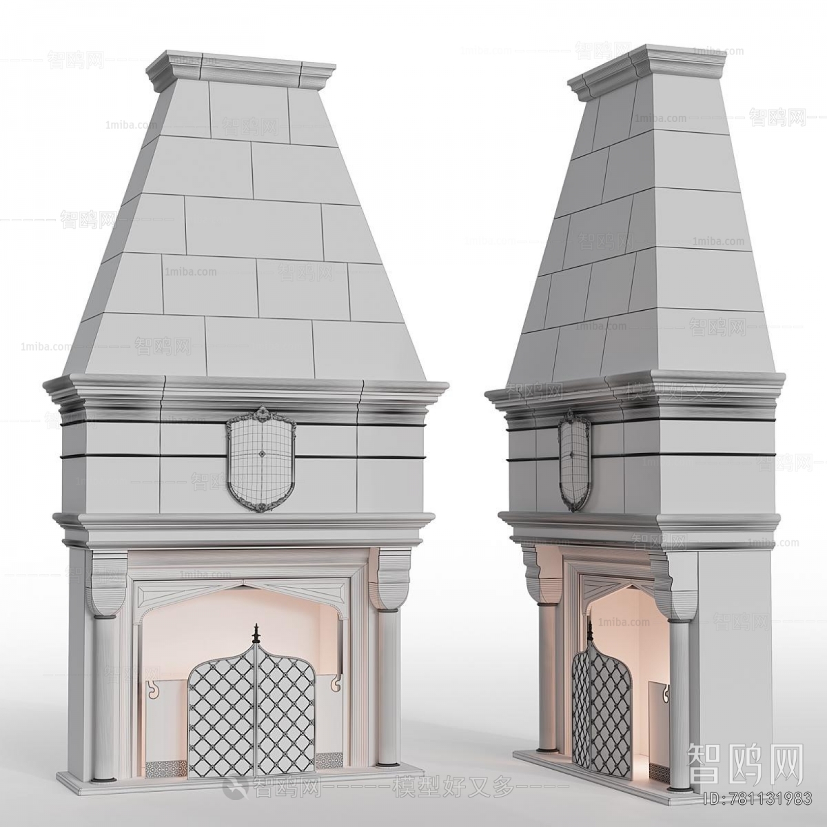 European Style Fireplace