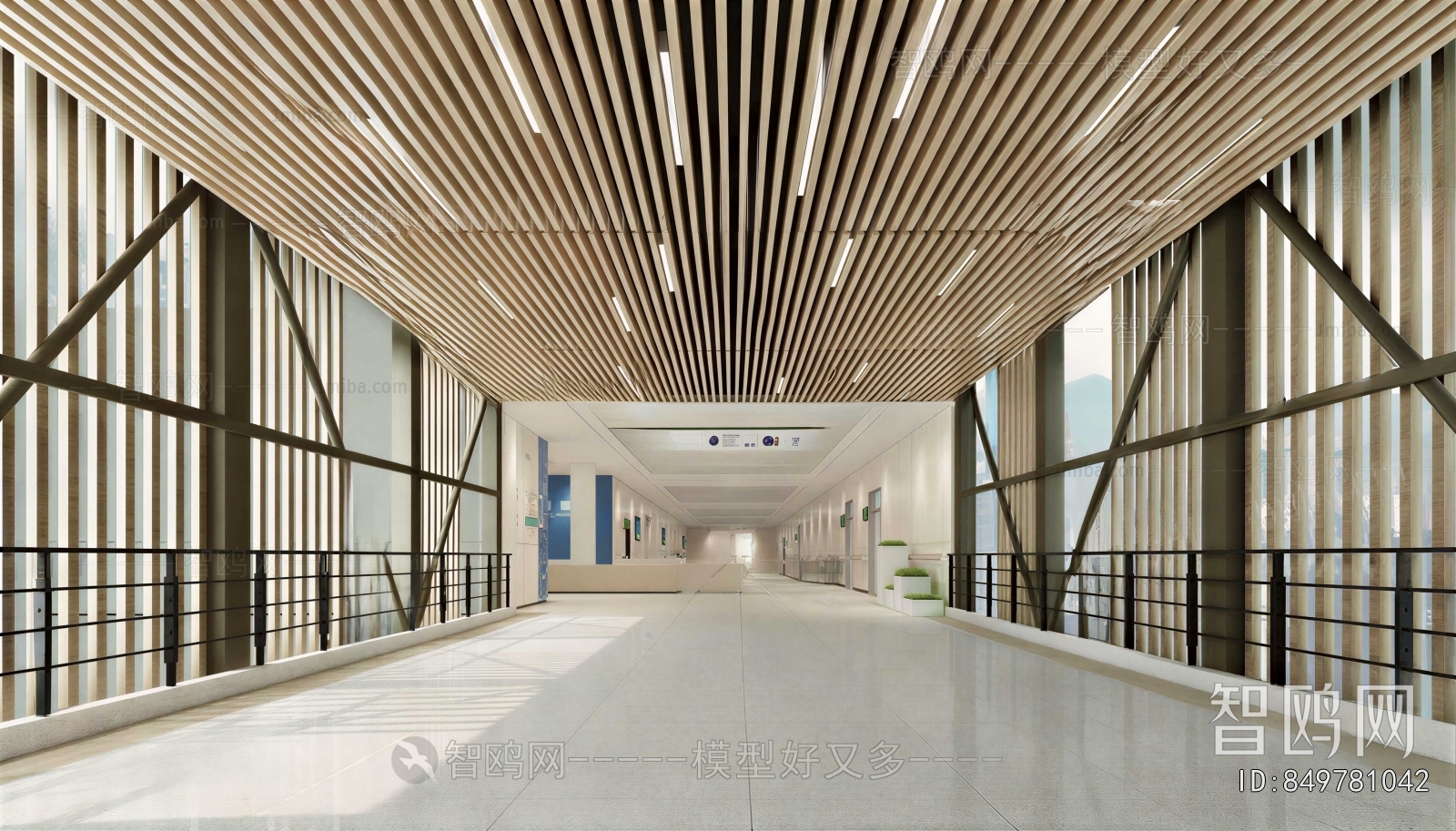 Modern Office Aisle