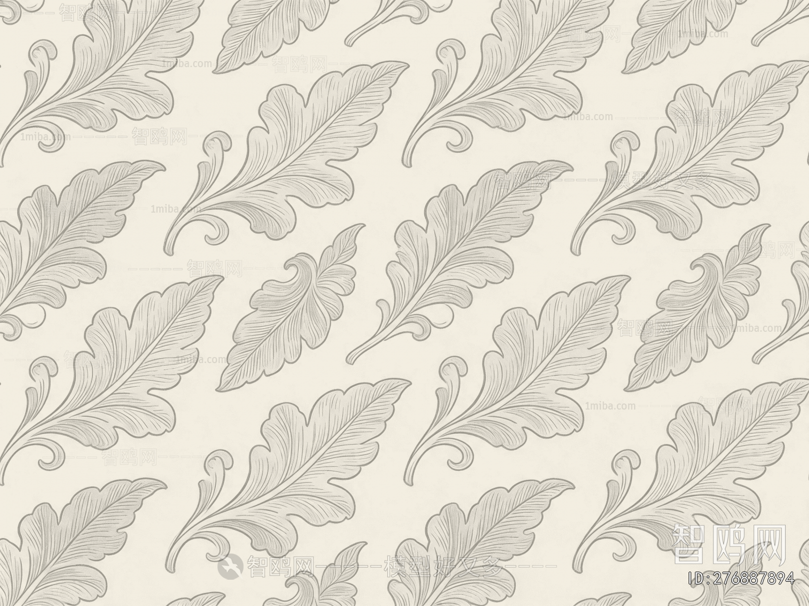 Animal And Plant Pattern Wallpaper