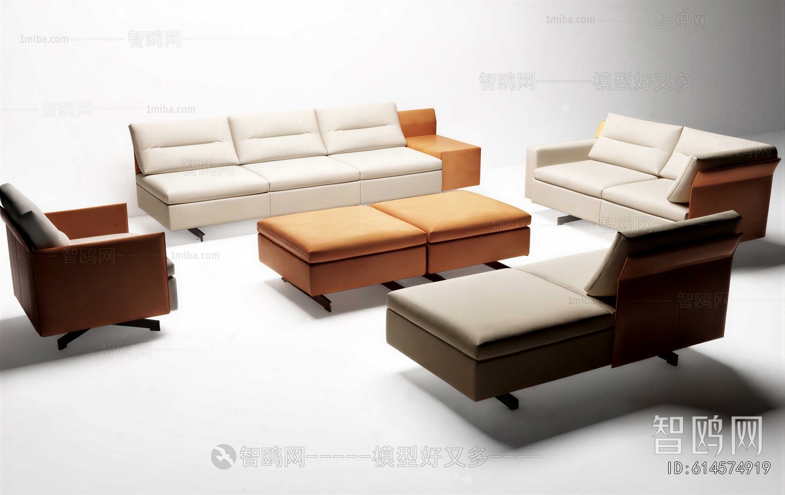Modern Multi Person Sofa