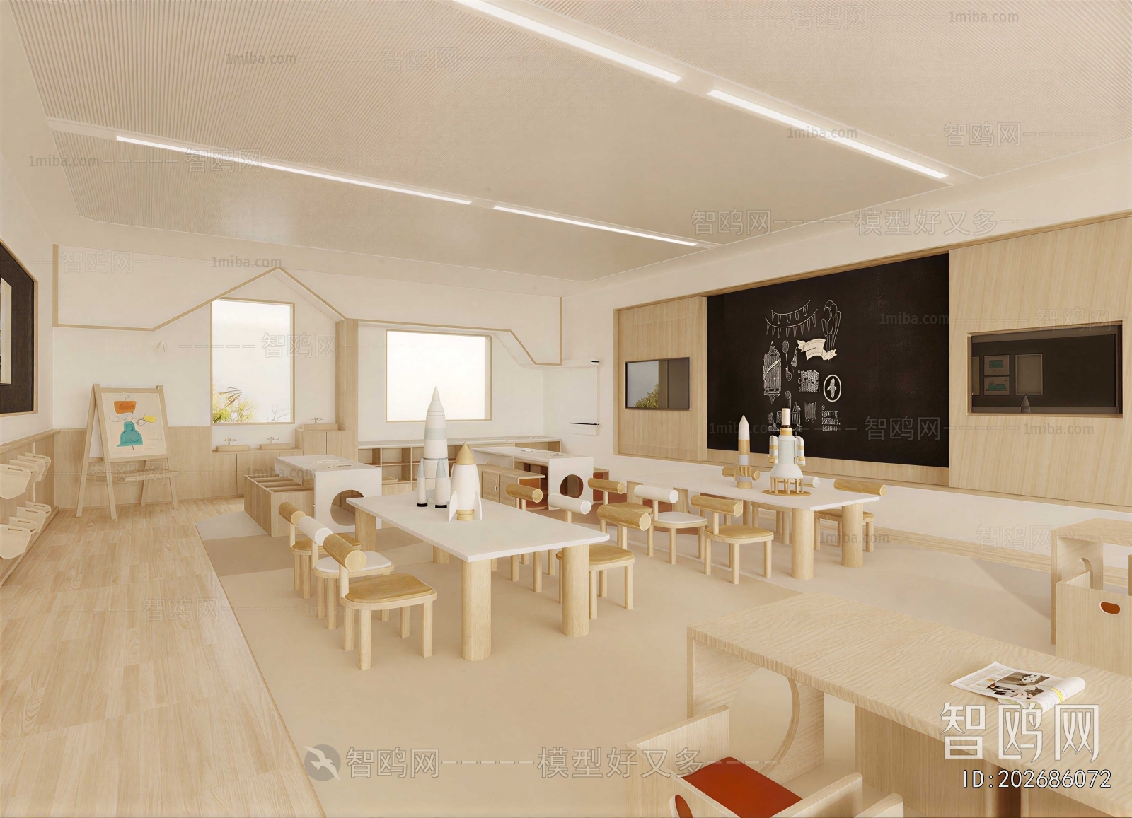 Modern Children's Playroom