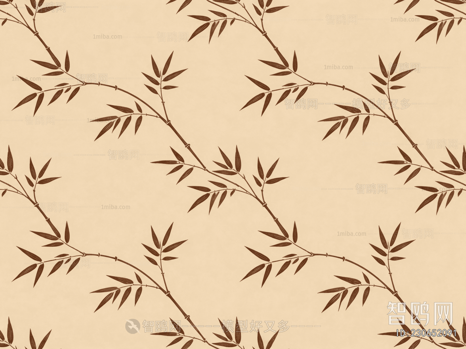 Animal And Plant Pattern Wallpaper