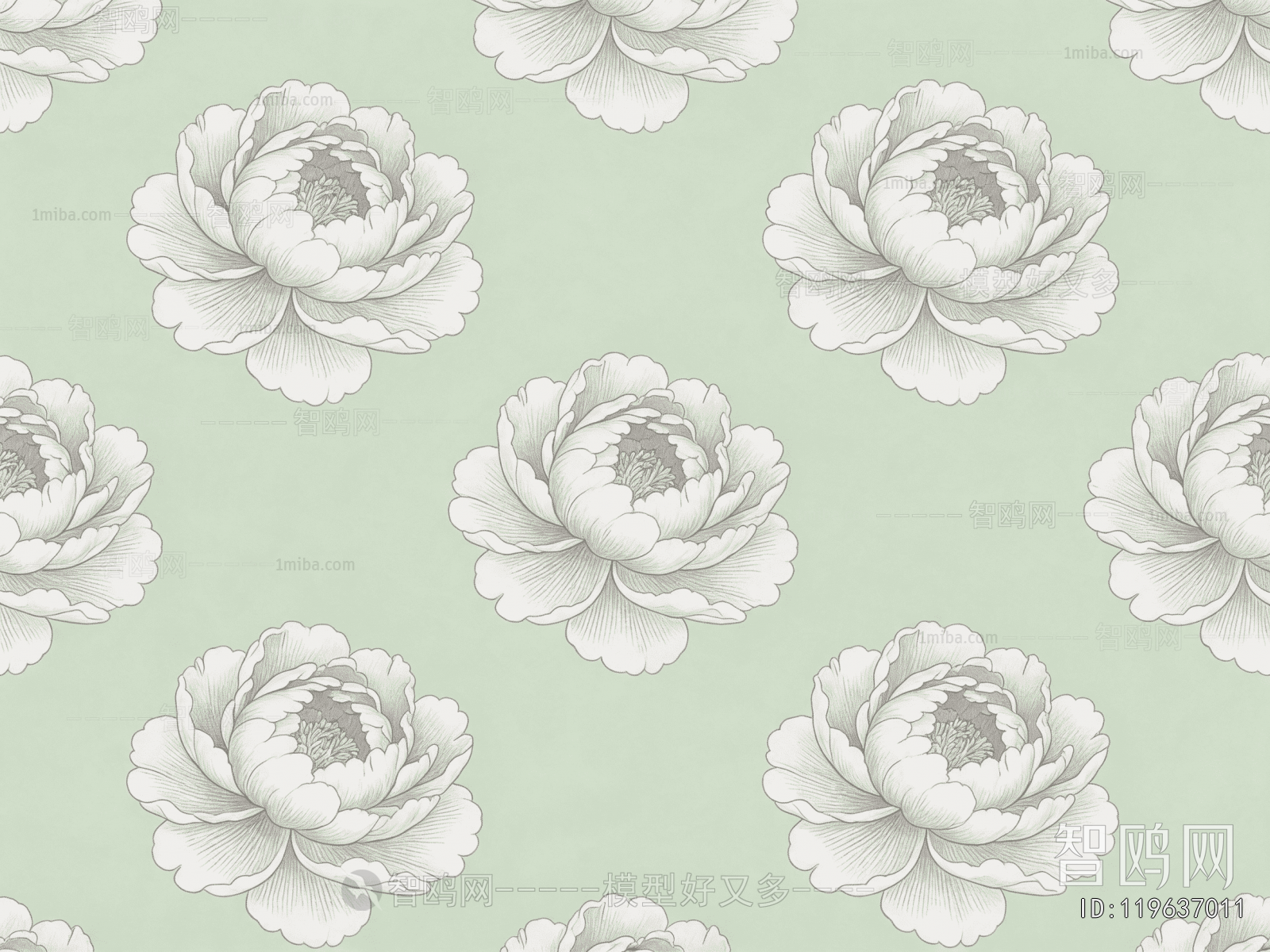 Animal And Plant Pattern Wallpaper