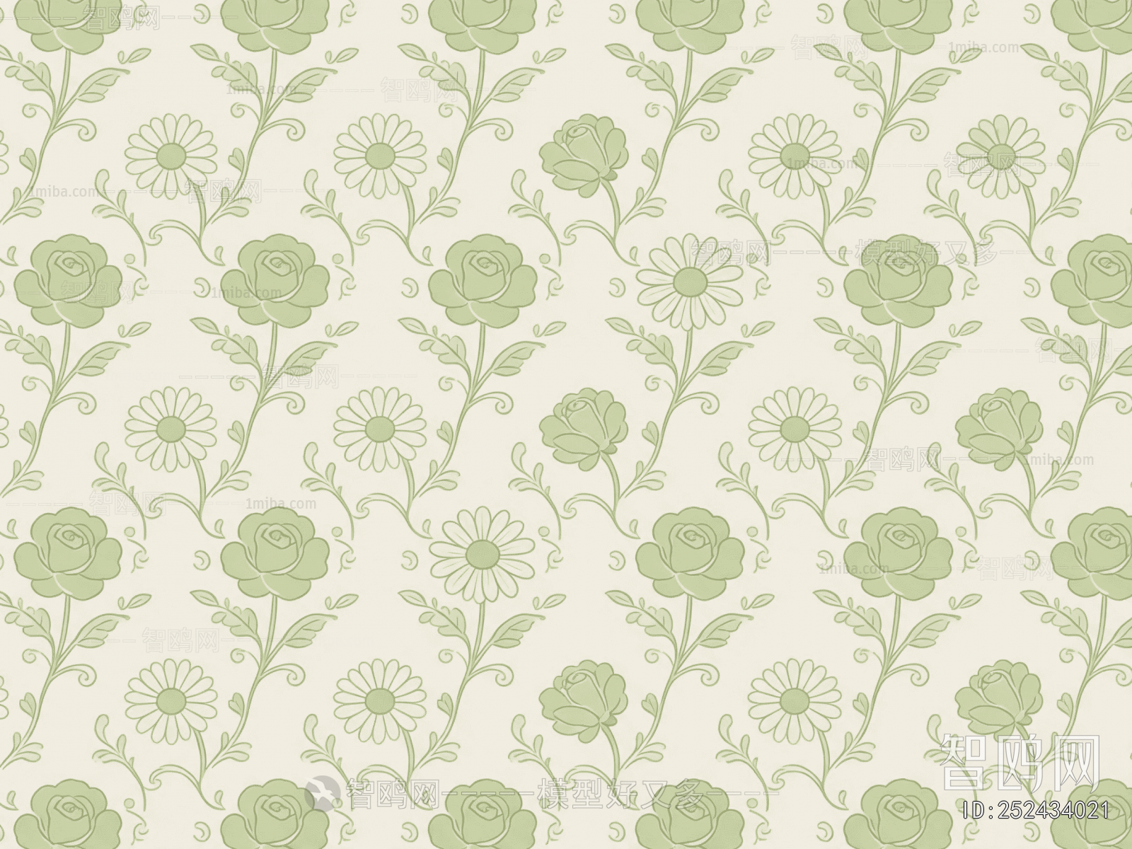 Animal And Plant Pattern Wallpaper