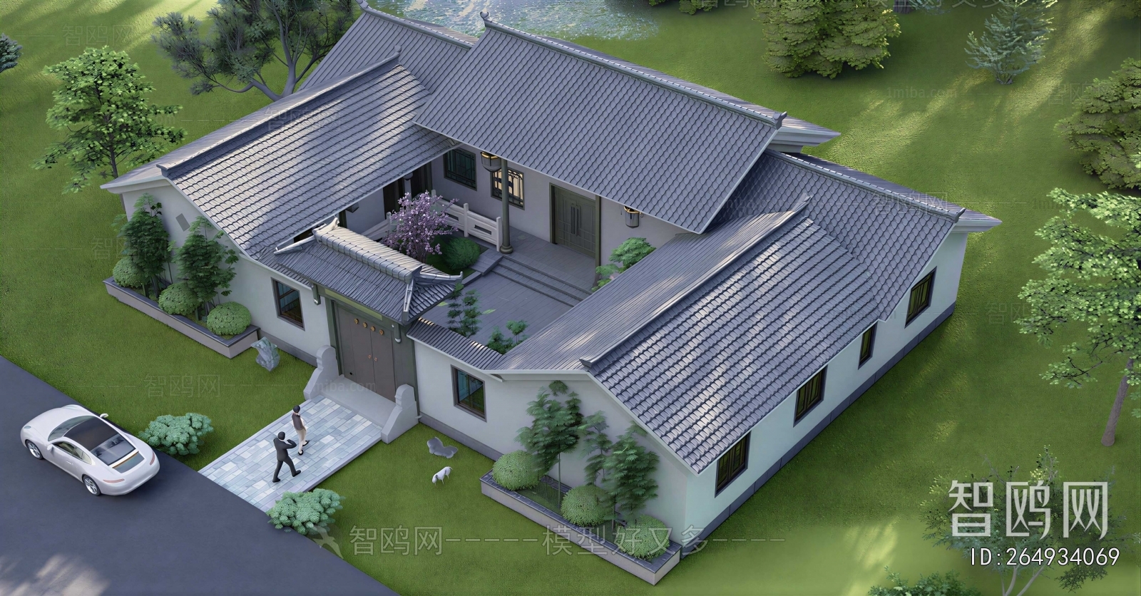Chinese Style Residential Building