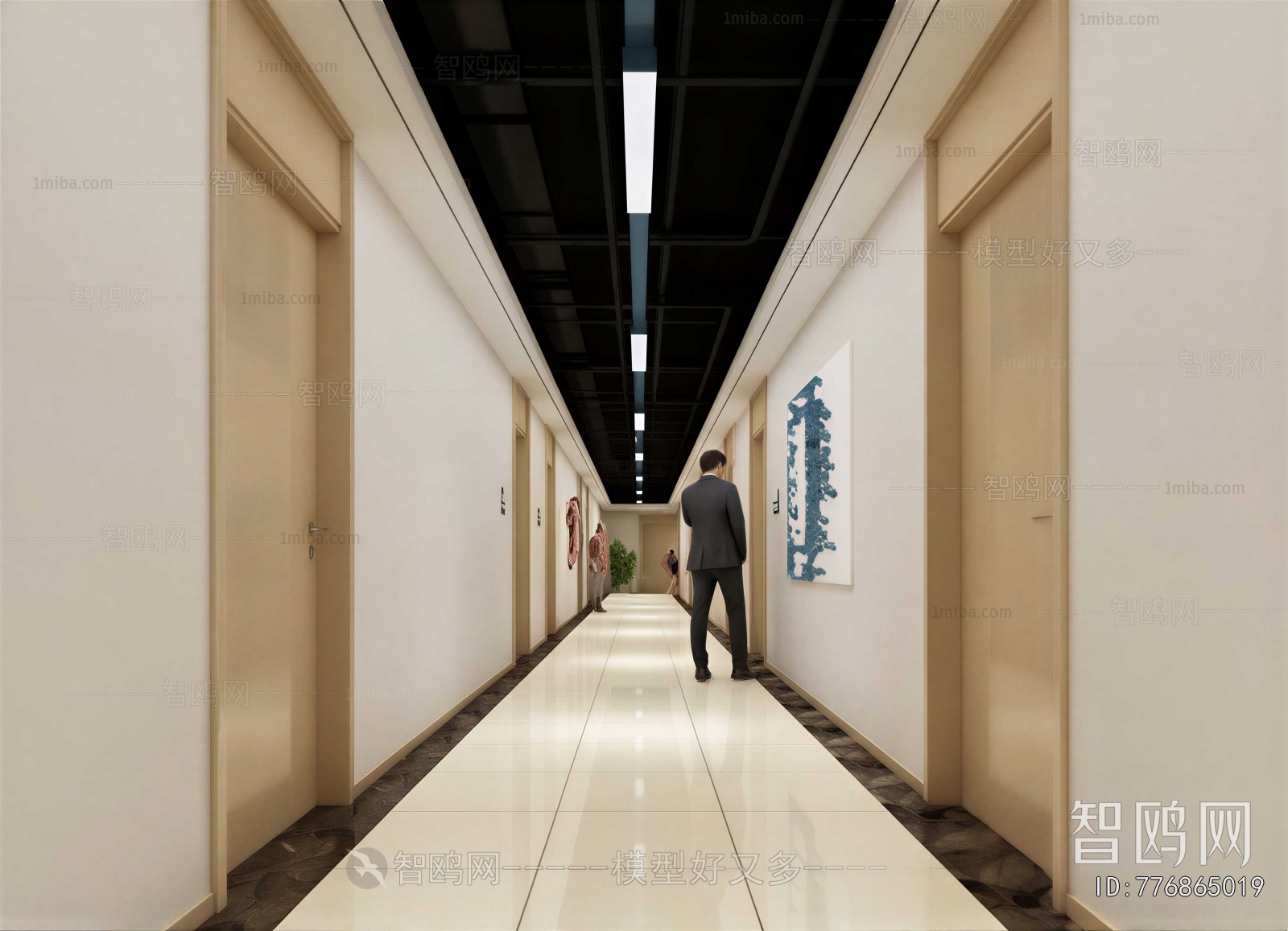 Modern Office Aisle