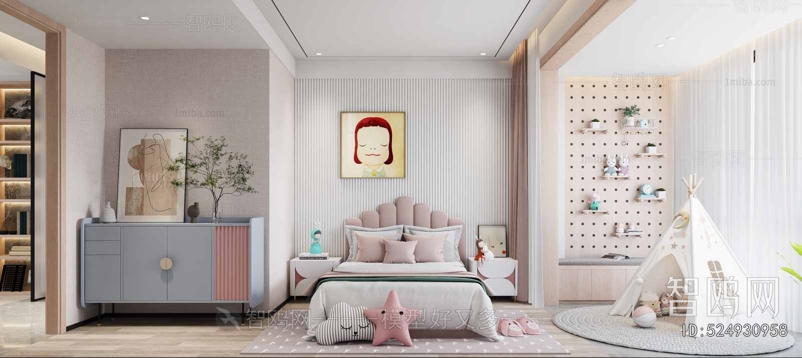 New Chinese Style Bedroom