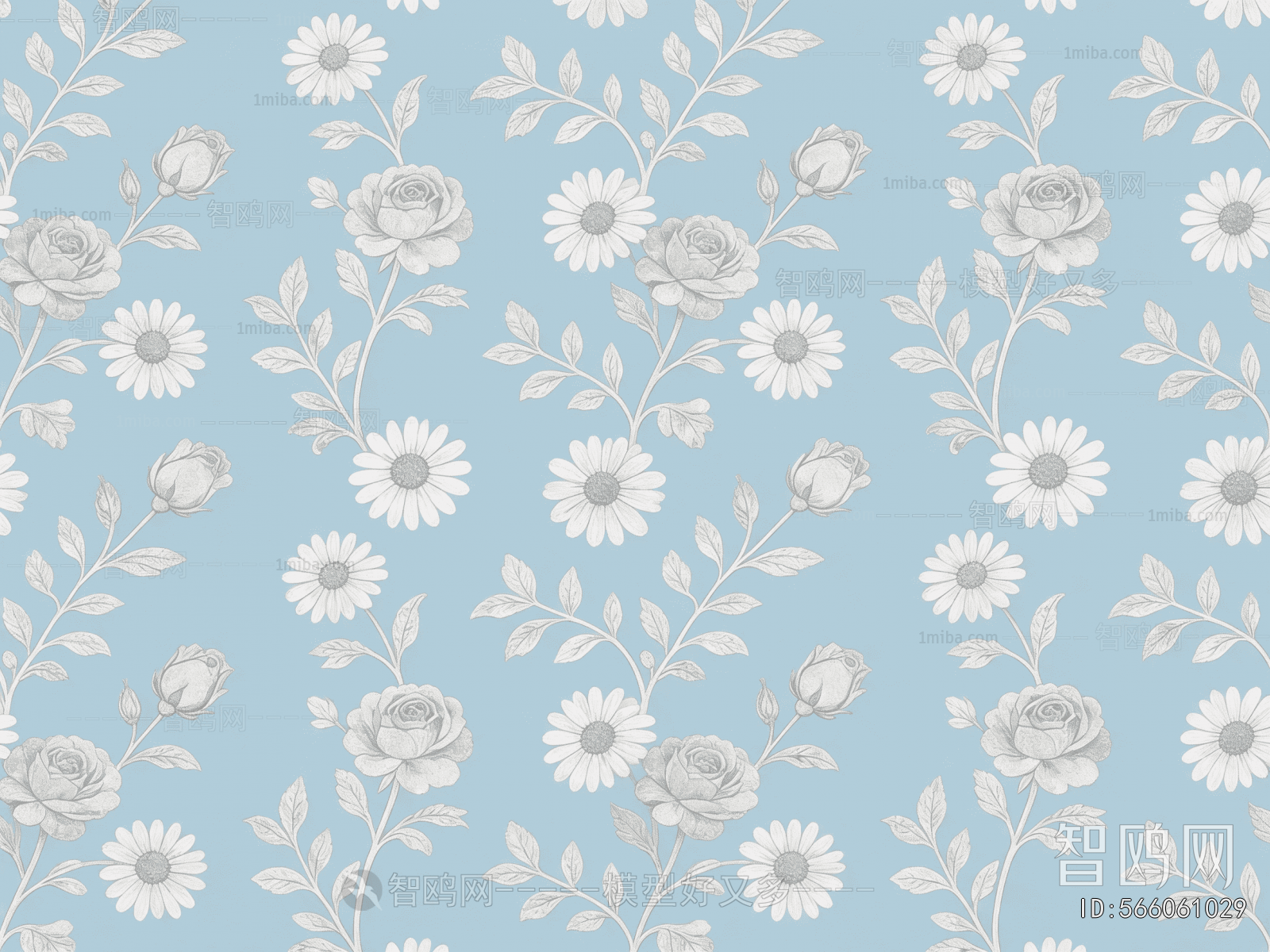 Animal And Plant Pattern Wallpaper