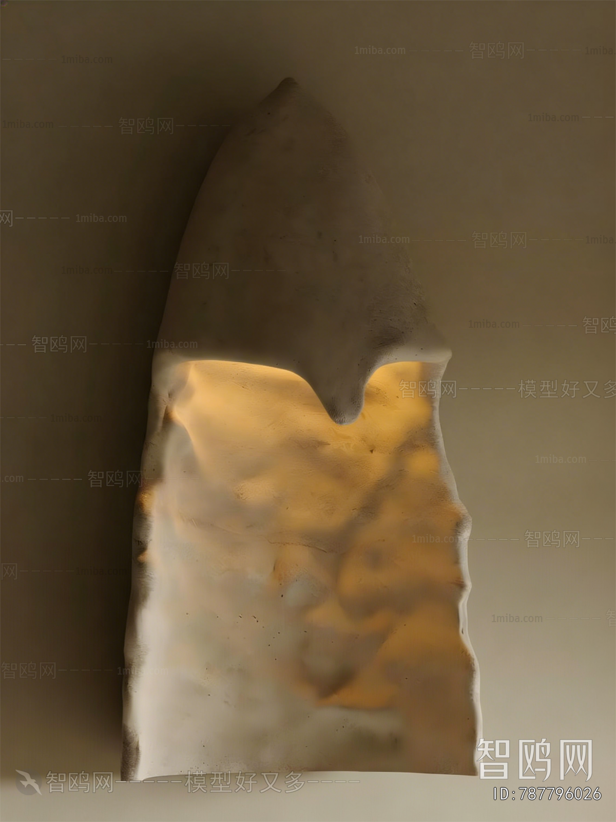 Wabi-sabi Style Wall Lamp