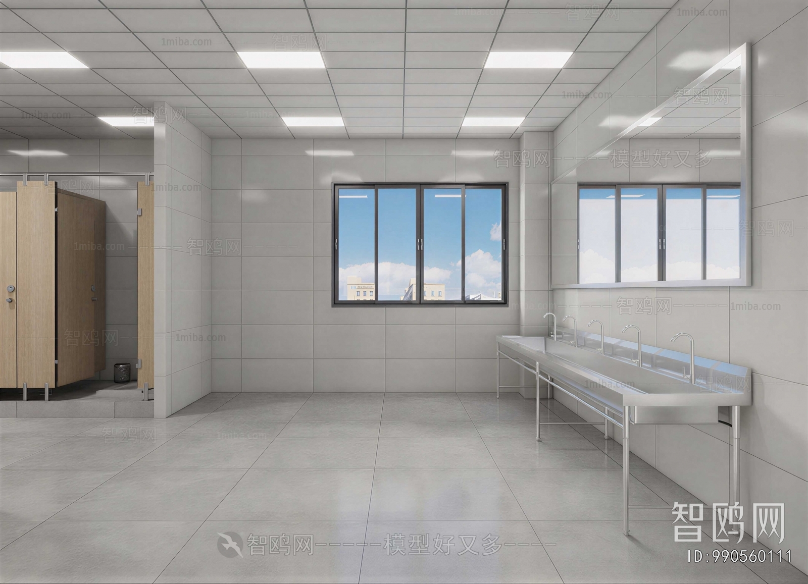 Modern Public Toilet