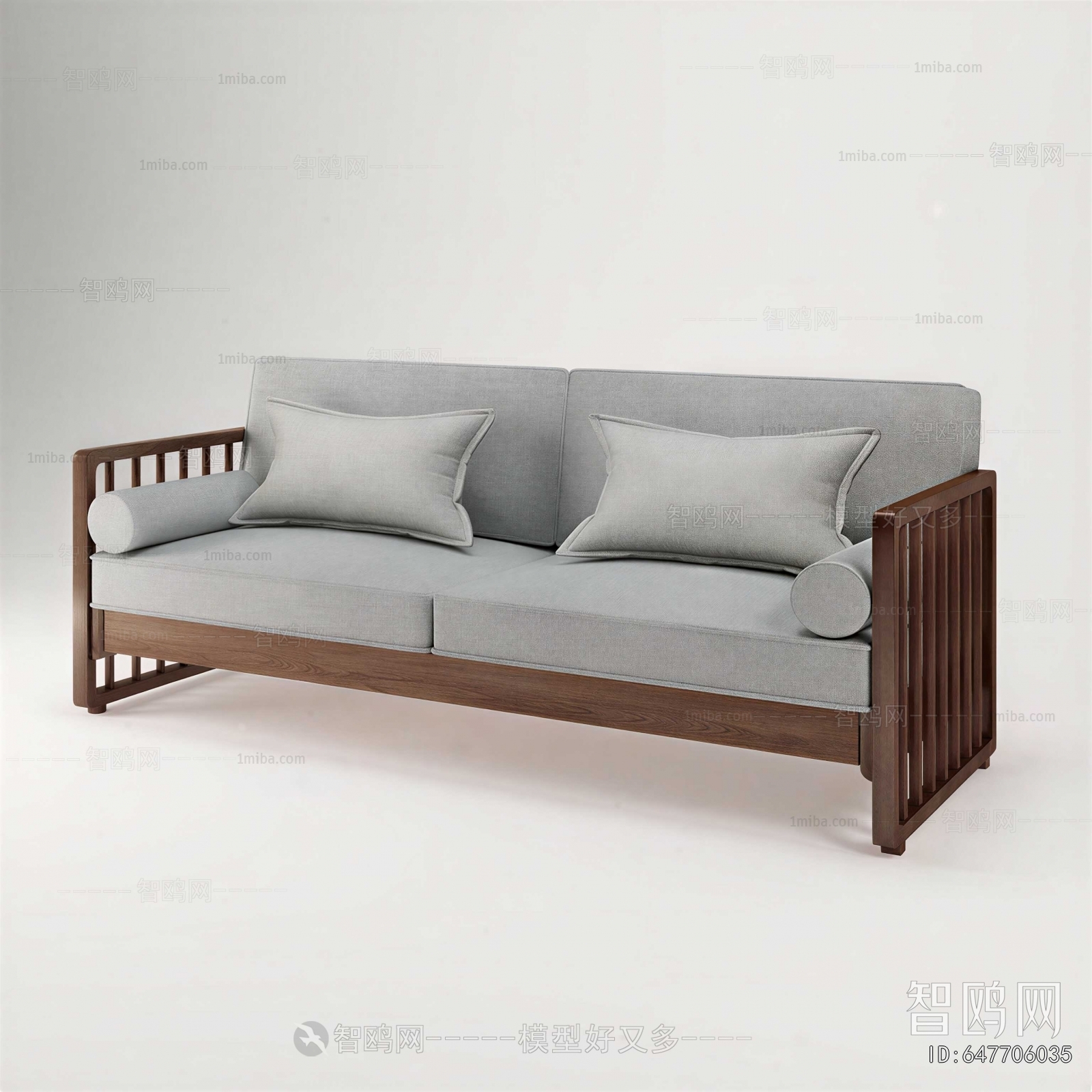 New Chinese Style A Sofa For Two