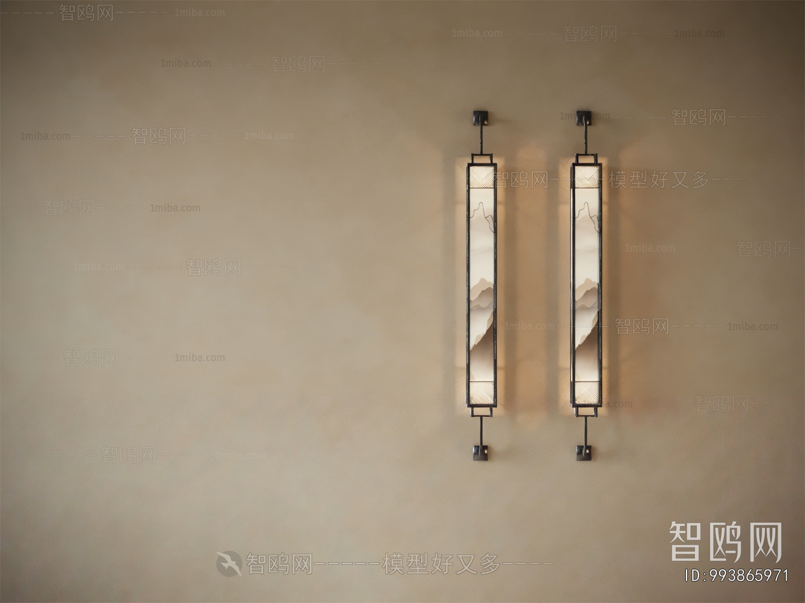 New Chinese Style Wall Lamp
